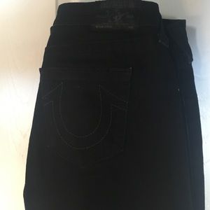 Black true religion jeans